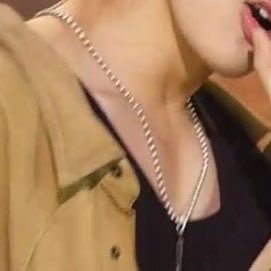 His chest i-