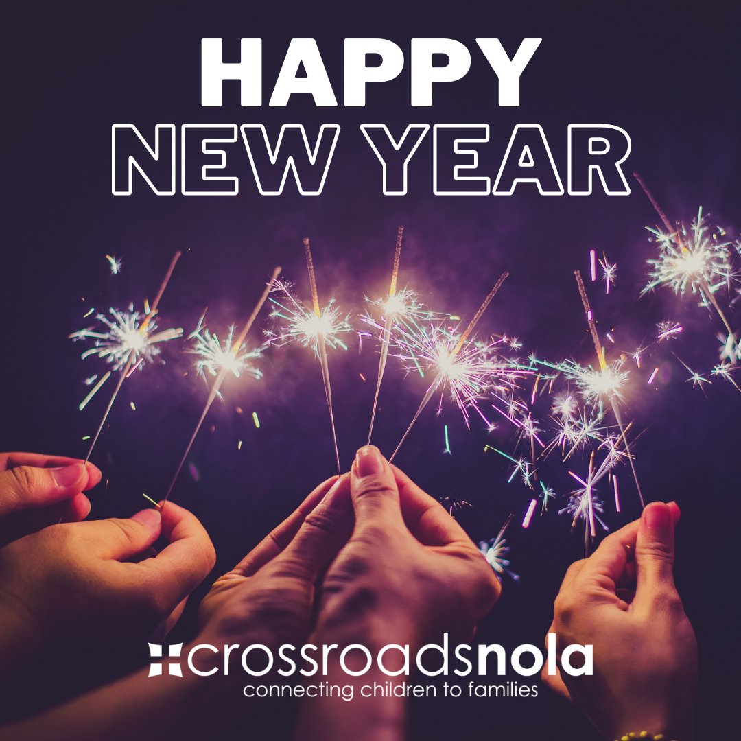 crossroadsnola's tweet photo. Happy New Year! We’re looking forward to what God has in store for kids and families in Louisiana in 2021! Thank you for your partnership, prayers, and support in this work. #fostercare #kidsneedfamilies #fostertogether https://t.co/OC7Q8fxaFX