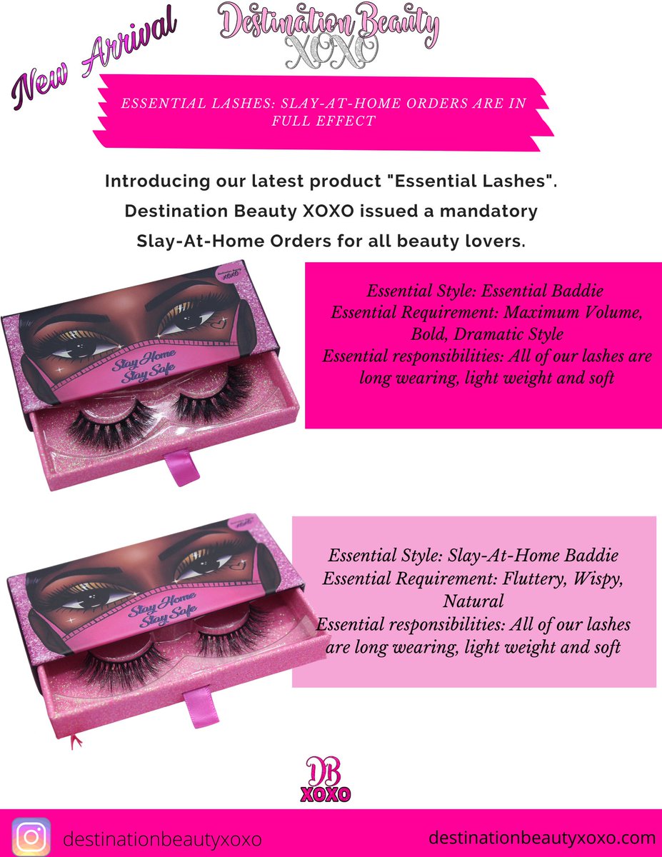 DBxocosmetics's tweet photo. Start your 2021 with a fresh set of lashes! We kept it cute &amp; safe for NYE! Did y’all Slay-At-Home? 🥳🥳

Reup here: https://t.co/0eVP44oLYc https://t.co/g8u351ufPP