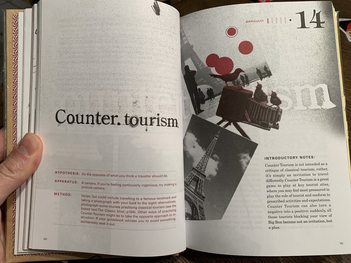udowiegaertner's tweet photo. #Würfelspaziergang hört sich großartig an. Wenn die das gefällt, wirst du dieses Buch lieben:
"Lonely Planet Guide to Experimental Travel". Voll mit kruden Ideen, die Welt zu erkunden.
Links/Rechts-Spsziergänge oder #HumanChess. Ich mag das Buch sehr.
https://t.co/YYZC7oUquS https://t.co/ADwbuvZEGB