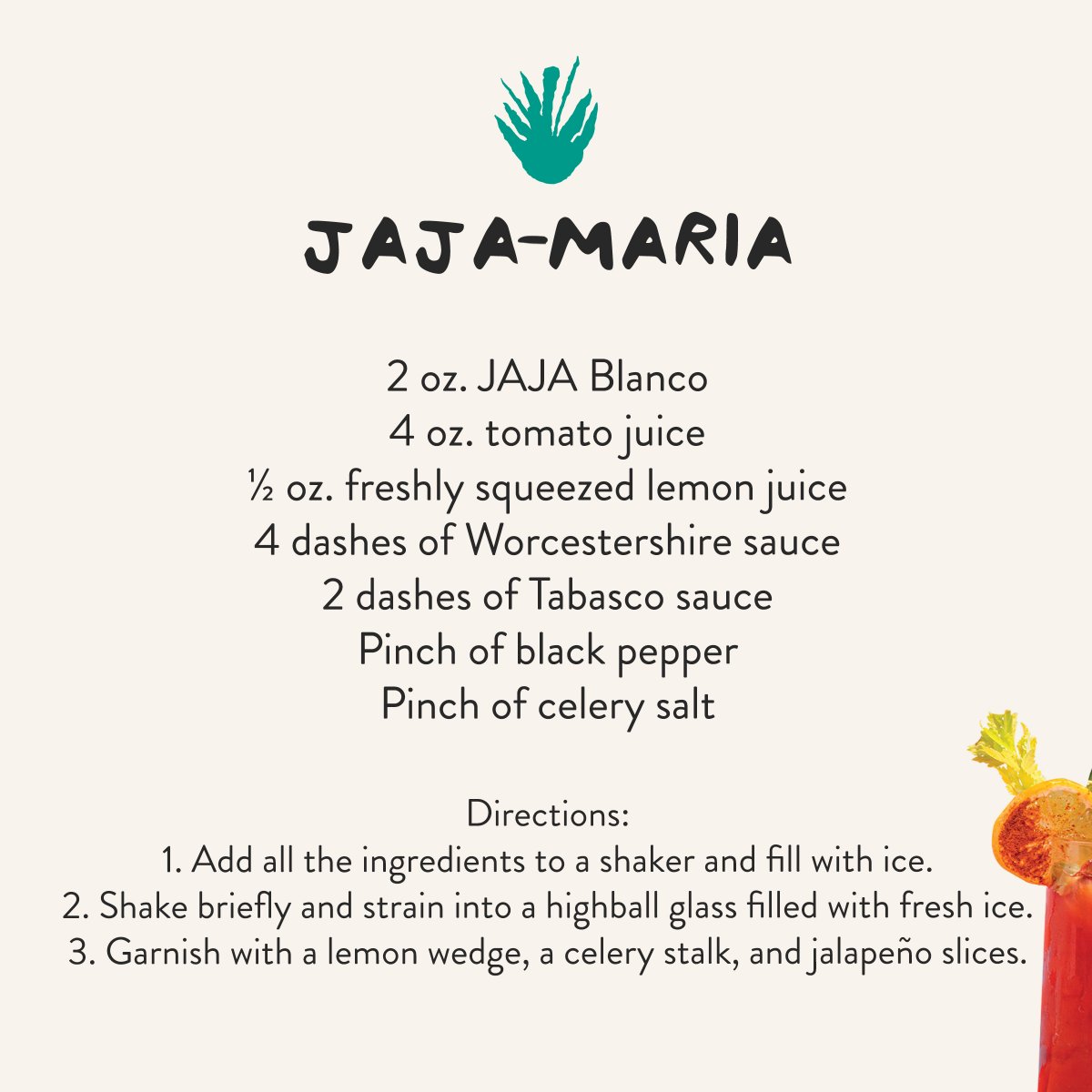 Dry January is cancelled. It's National Bloody Mary Day. Cheers!