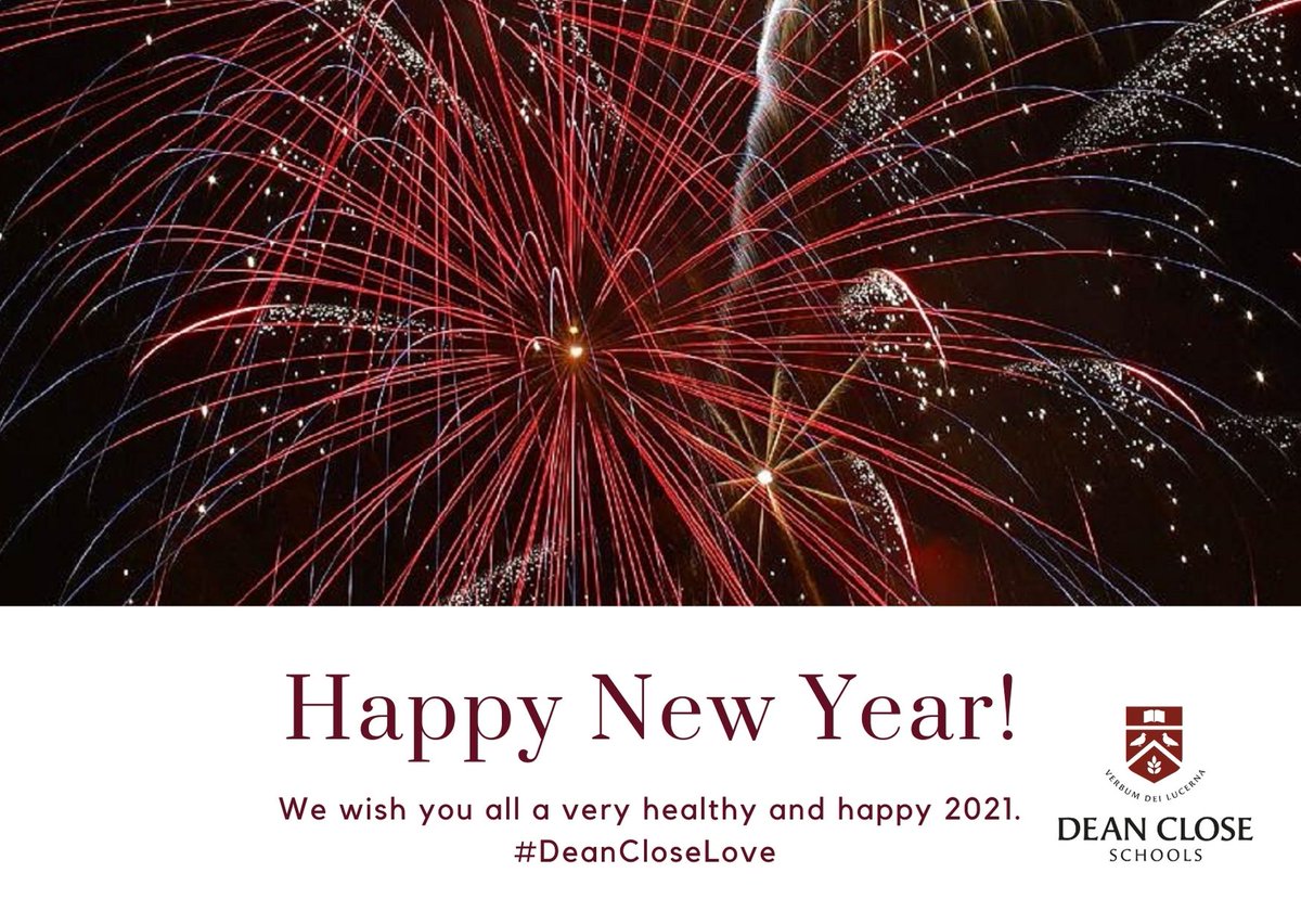 Happy New Year! With love from all at Dean Close. #DeanCloseLove #HappyNewYear2021