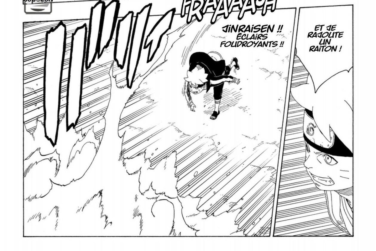 Boruto est un génie, il maitrise des techniques ninja de façon précoce, maîtrise le rasengan en quelques jours, arrive a insuffler du Raiton pour le faire disparaître et maîtrise 3 éléments de Chakra