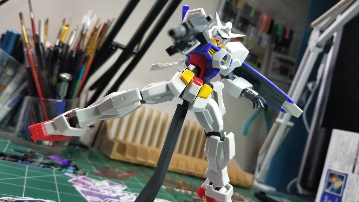 TheKrowSama's tweet photo. Just finished the HG Gundam AGE 1 Normal to start off #DecadeofGundamAGE 
love this kit so much and it's awesome to revisit it.
#GundamAGE #Gundam #Gunpla #bandaispirits #機動戦士ガンダムAGE
@gundambase_t @BandaiAmerica @GundamAGE @gundam_info @KANETAKE  @AkihiroHino https://t.co/mhL4Km7KGg