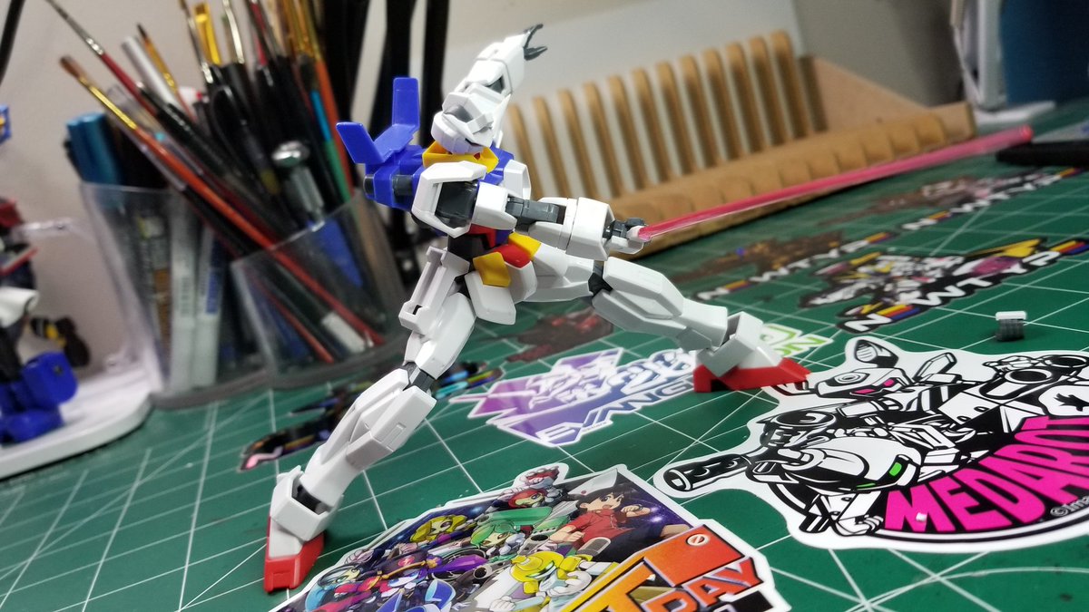 TheKrowSama's tweet photo. Just finished the HG Gundam AGE 1 Normal to start off #DecadeofGundamAGE 
love this kit so much and it's awesome to revisit it.
#GundamAGE #Gundam #Gunpla #bandaispirits #機動戦士ガンダムAGE
@gundambase_t @BandaiAmerica @GundamAGE @gundam_info @KANETAKE  @AkihiroHino https://t.co/mhL4Km7KGg