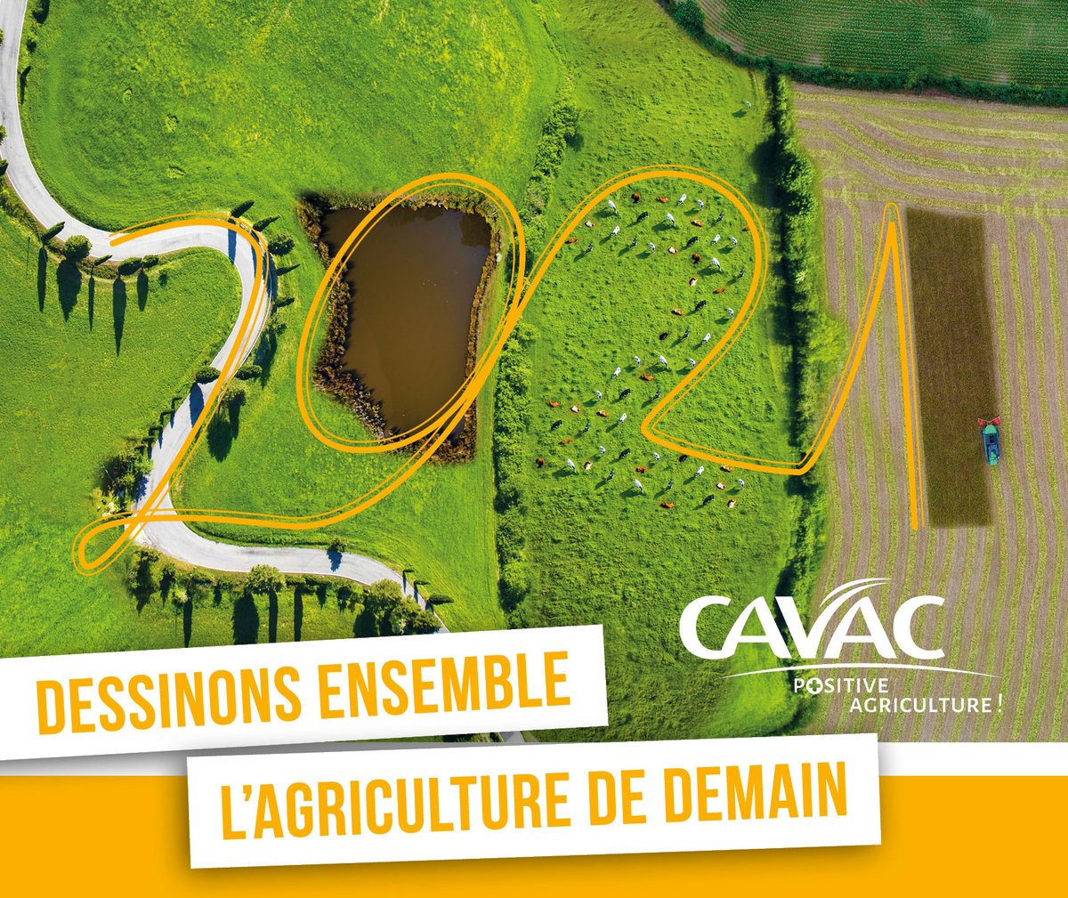 Que cette année 2021 vous apporte le meilleur ! Continuons à dessiner ensemble l'agriculture, une #PositiveAgriculture comme on l'aime🥰