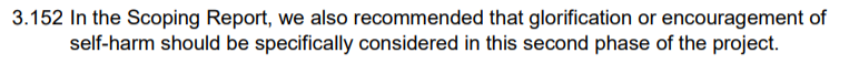 Interesting. De-transitioners often argue that social media encouraged them to self-harm
