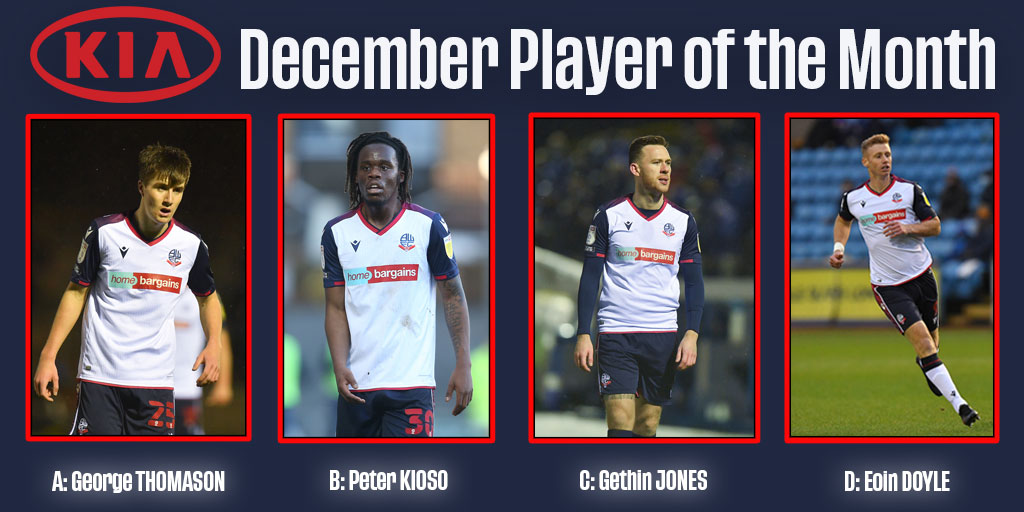 OfficialBWFC's tweet photo. 🗳️ Vote for your @bolton_kia Player of the Month for 𝙳𝙴𝙲𝙴𝙼𝙱𝙴𝚁. 👤

👇🏻 https://t.co/yYEj8BX0mp