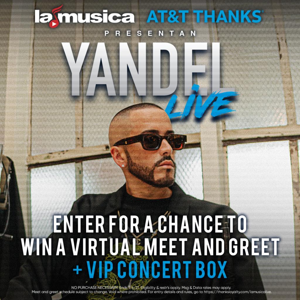Hey Reggaeton fans, we want you to start the new year off right! Enter for your chance to win a virtual meet &amp; greet with <a href="/yandeloficial/">Yandel</a> plus your very own VIP concert box! 🎶🎁

1⃣ Follow <a href="/ATTTHANKS/">AT&T THANKS</a> 
2⃣ Retweet this post
3⃣ Include #sweepstakes #ATIYATI #attthanks