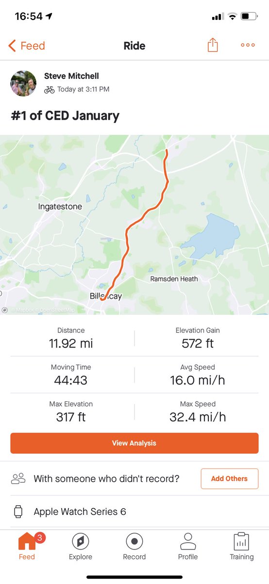 mitchskills's tweet photo. It struck me mid afternoon after a classic birthday tear up that you canβt complete @hannah_beecham @REDJanuaryUK (or the cycling equivalent #CEDJanuary!!!) unless you get out there and get it done on 01/01/21. So I did! Game on. 2021 letβs be having you @sportinmind https://t.co/CHK1Qzc9BP