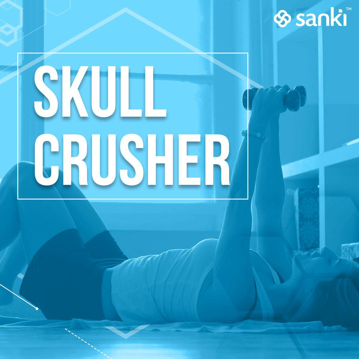 Skullcrushers are actually a family of single-joint triceps exercises, not necessarily just one exercise, because there are so many ways to do them. #Sanki #SankiUSA #SankiFit #IntelligentForce #10D #HealthIsWealth #ILiveMyDreams