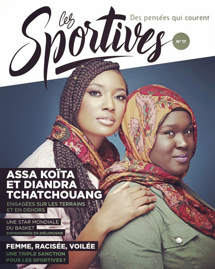 AssaKoita's tweet photo. Quel honneur d’être en couverture pour ce 17ème numéro des @lessportivesmag accompagnée de la Magnifique @DiandraTchatch 🏀🇫🇷🥰. 

Abonnez-vous et procurez vous ce numéro pour bien commencer l’année 2021 ✨

Bonne lecture 📖 https://t.co/9GRDTRhNgZ