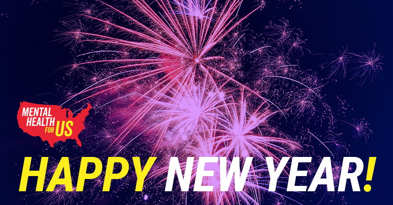 We’re looking forward to continuing to change the mental health landscape for the better in 2021, and we can’t do it without you all! From #MentalHealthForUS, Happy New Year! 🎉