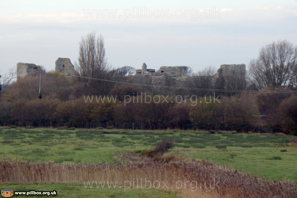 This is when I realised the mistake of just looking at the pillboxes up close; we need to study them from a distance too. 1,000 yards away and you're in a soggy marsh with the pillbox rising up over the trees. Some cover in the landscape, but little while advancing. 13/16