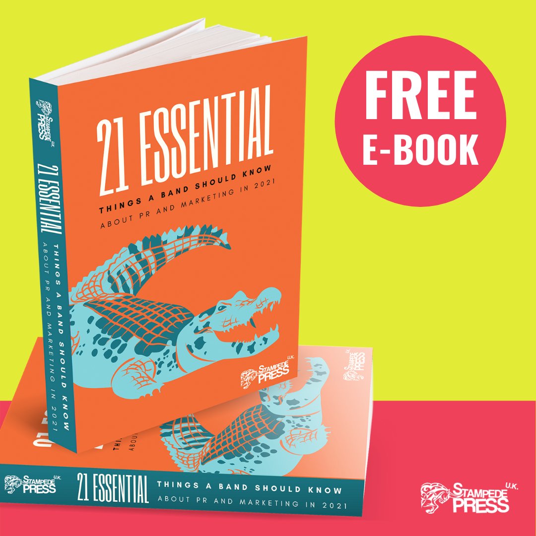 21 Essential Things A Band Should Know About PR &amp; Marketing In 2021!

Free E-Book Available Now: stampedepress.swipepages.co