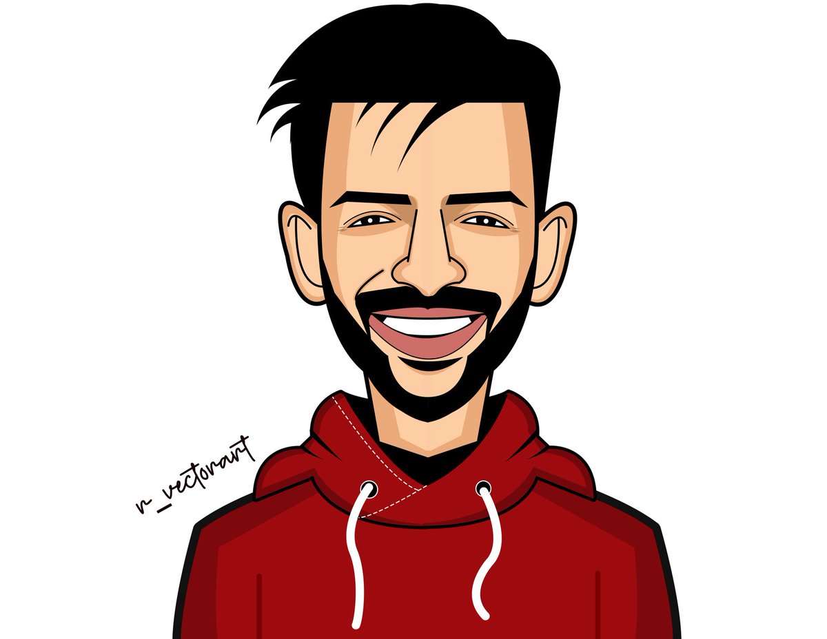 RVectorart's tweet image. Caricature @TheAaryanKartik 
#kartikaryan #bollywood #funart #vectorart #caricature #cartoon #celebrity #BollywoodCelebs #tweeter