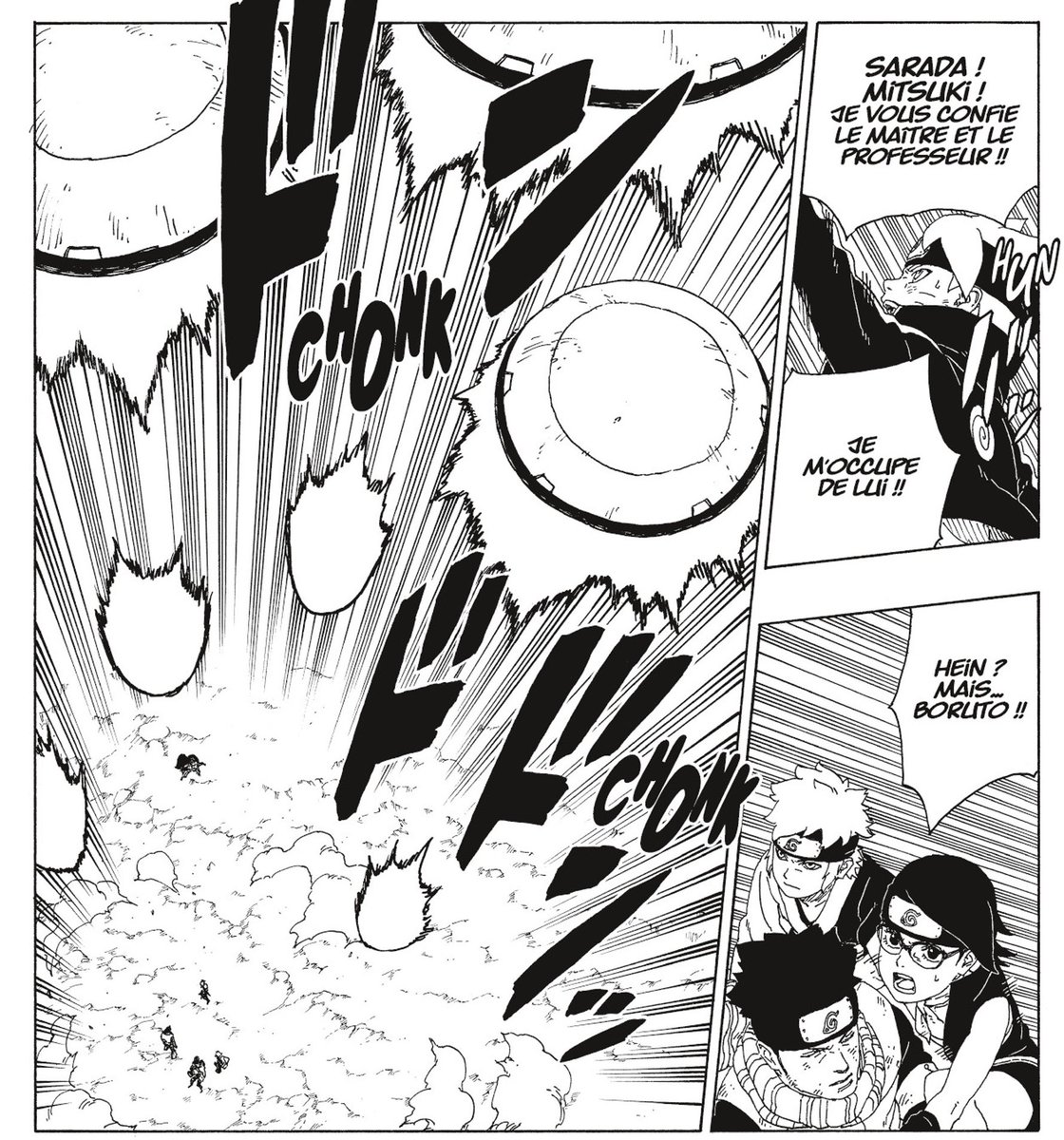 On lui apprend que l’importance du l travail d’équipe mais dans l’arc Ao il décide de le combattre seul, persuadé qu’il peut réussir sans eux