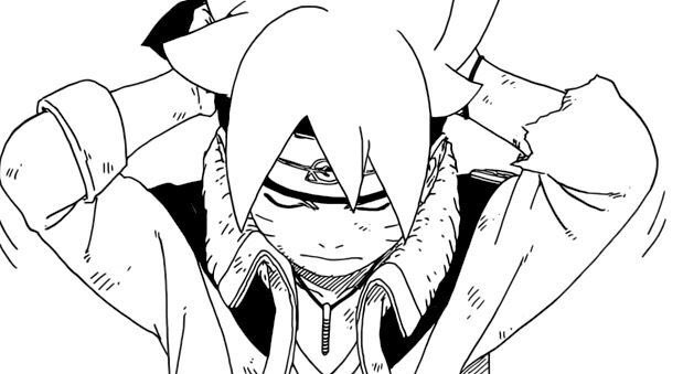 En acceptant de participer à l’examen Chunnin il s’embarque malgré lui dans son aventure tragique qui débute lors sa présence dans le combat face à Momoshiki