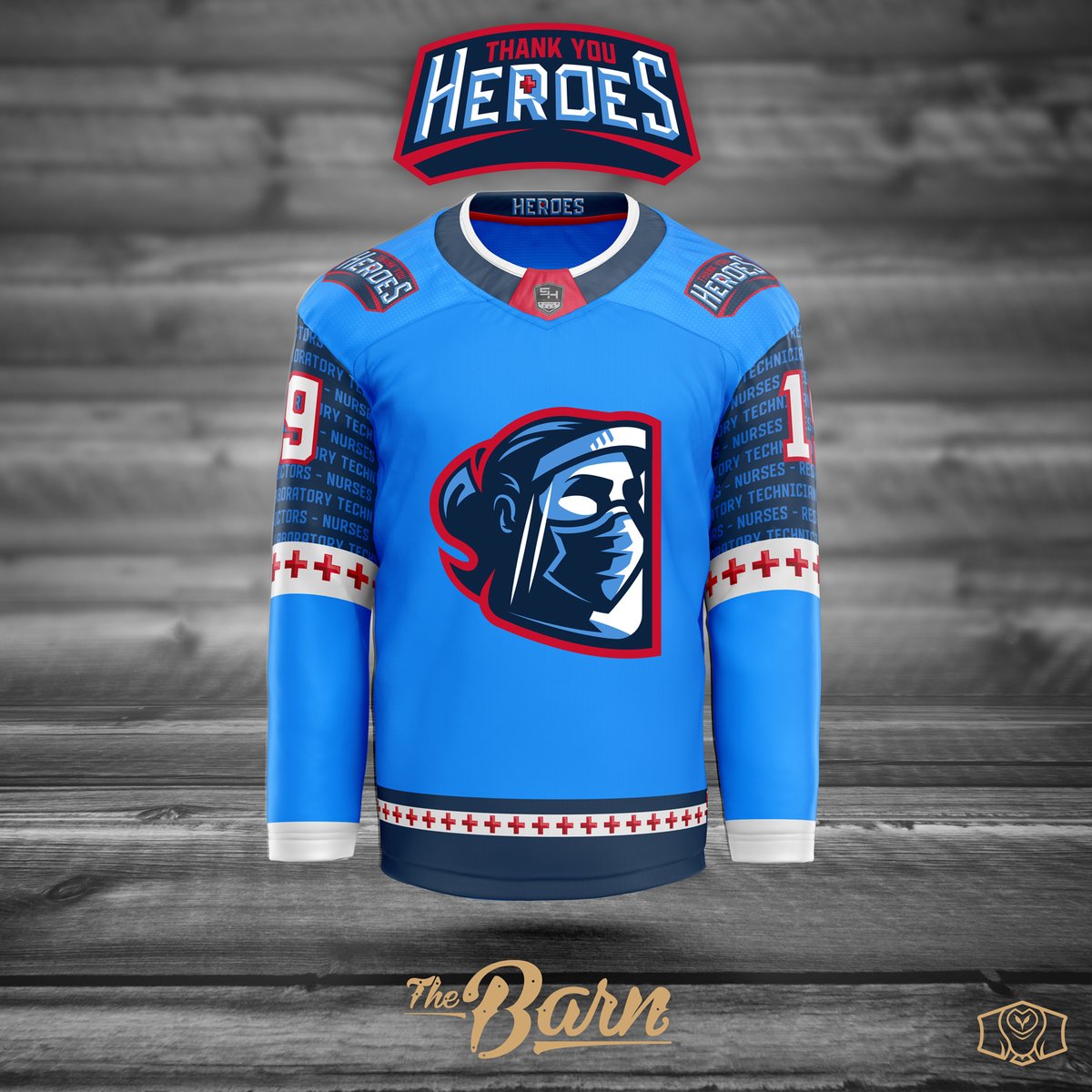 Cleaning up some files and thought we would try for the @the5hl design contest. From our ExHL project 
.
Our Thank You Heroes design as a hat tip to all the doctors, nurses, lab techs, researchers, EMT’s, and everyone else getting doing their part in this pandemic part