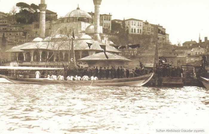 Sultan Abdülaziz’in Üsküdar ziyareti sırasında çekilen fotoğrafı.