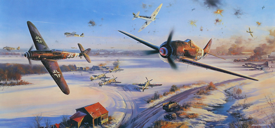 [12 of 15]The Germans never achieved air superiority on New Year's Day and Bodenplatte was a failure.