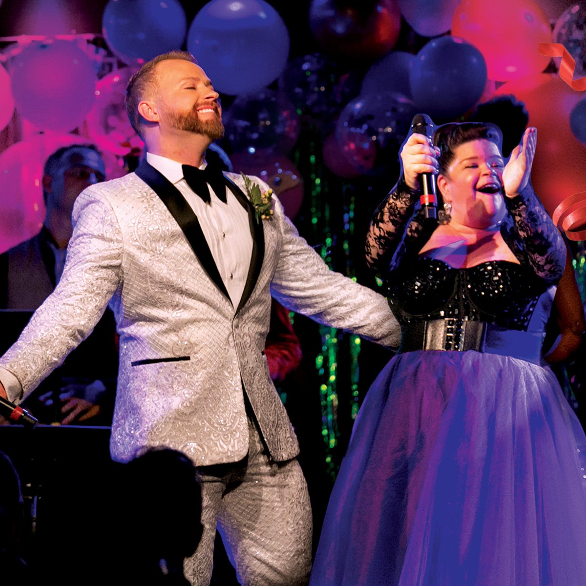 Happy New Year from our silly family to yours! Thank you to every single one of you who has supported us this year! We hope we were able to bring some glitter, sequins &amp; PUPPIES into your world! Here’s to 2021 &amp; live performances!!! WE LOVE YOU!!