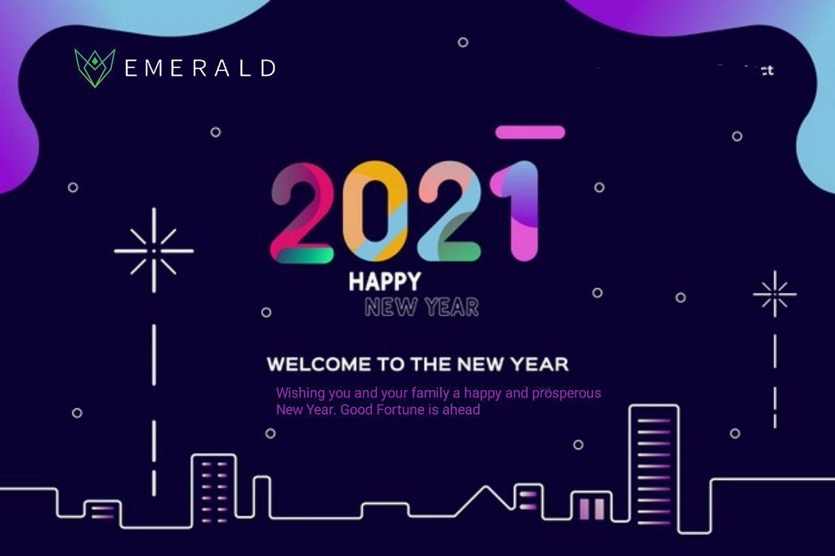 Venom_vemonous's tweet photo. 🎉 Dear community!

🎄 The Emerald Coin Team wishes you a Happy 2021 Year!

We wish you happiness, good health, prosperity and success! Set your own goals, fight for your dreams and overcome all the peaks and mountains! https://t.co/9ChVBmib5M