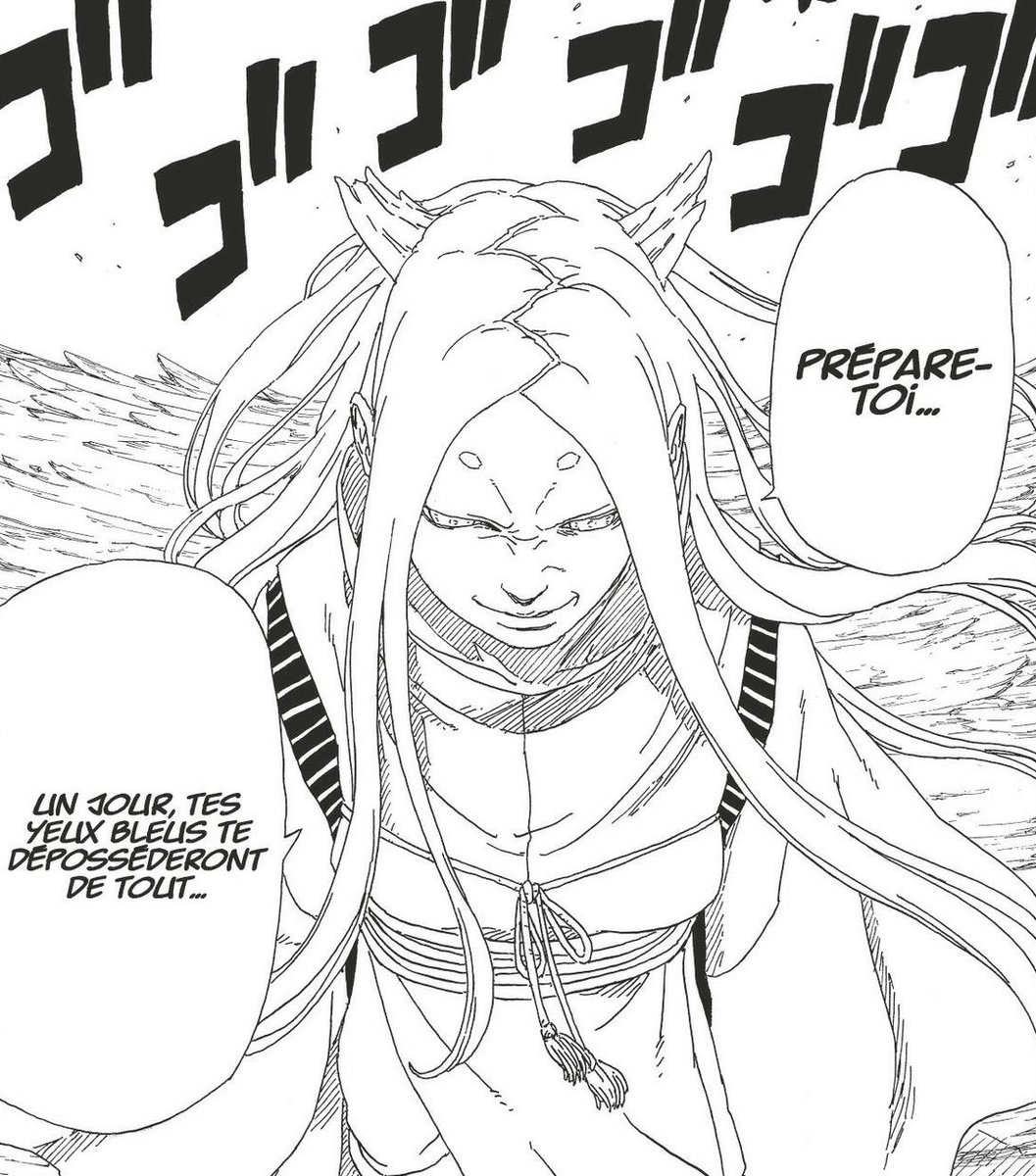 Lorsque Boruto triche il ne subit pas directement les conséquences de son hybris mais bien plus tard quand Momoshiki lui grave le kama