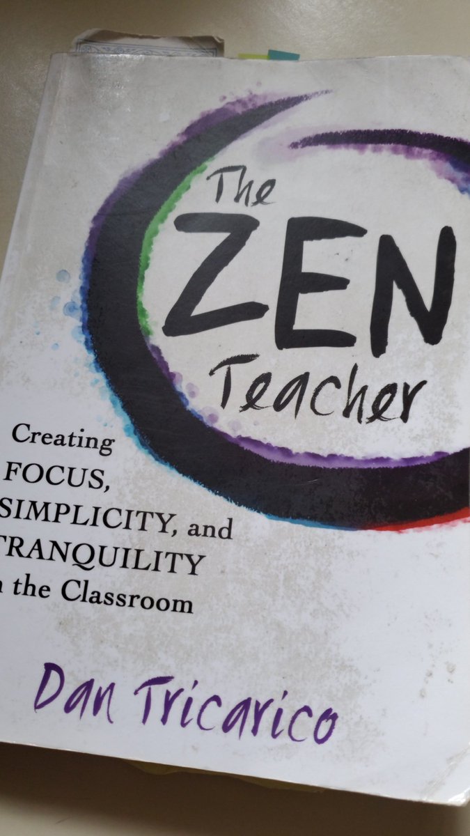 It's time for my annual rereading of The Zen Teacher by Dan Tricarico <a href="/thezenteacher/">Dan Tricarico</a> 📖😊💜📚 Reading this book helps me to bring my mind back to Focus, Simplicity, and Tranquility...ahhhhhh...Enjoy Today! Happy New Year 2021!