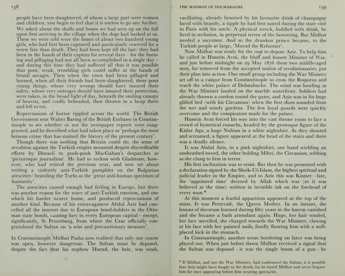 How technology and wealth shape history. In 1876, the Turks faced a rebellion in Bulgaria. They solved it the way they always did, through mass killing and rape. This time, a journalist was on the scene, and it therefore had geopolitical repercussions.