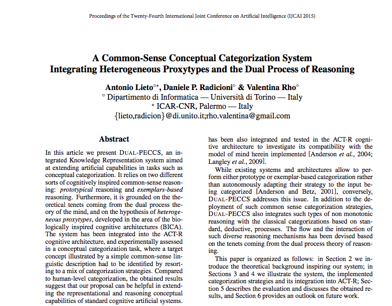antoniolieto's tweet photo. [1/n] I am glad that #AI community is starting to widely recognize the importance of the @kahneman_daniel dual-process theories of reasoning. Since 2013 I've co-developed "dual" reasoning architectures for both language see this #IJCAI'15 paper https://t.co/19GuFhmu4i... https://t.co/VPFS6SbCnz