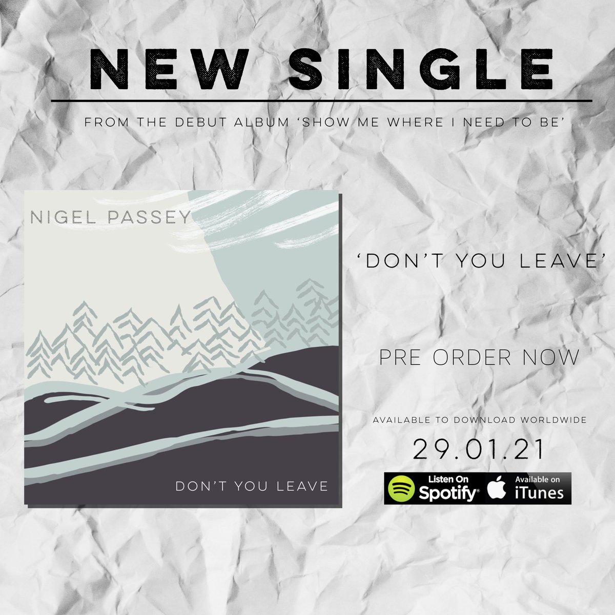 Mr_NigelPassey's tweet image. My new single ‘Don’t You Leave’ is now available for you lovely people to pre order! 

Click the link and MAKE MY DAY ❤️

👉🏻  ingroov.es/don-t-you-leav…

#showmewhereineedtobe #dontyouleave