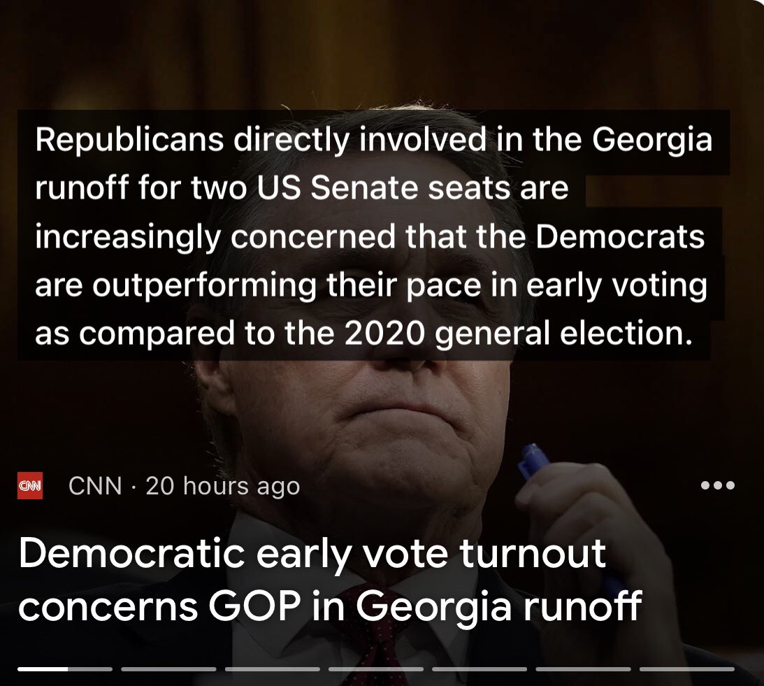 Sky_Lee_1's tweet photo. I love this GEORGIA! Keep going and showing up like never before!
Nearly 3 million Georgians have voted early in the Jan 5 runoff election.
Our time is now to elect @ReverendWarnock and @ossoff to the U.S. Senate.
#MakePlan to #Vote on January 5th!⏩ https://t.co/Mc3hQrXRzV https://t.co/2Us0zaH8Z0