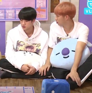 touches while looking at the other 