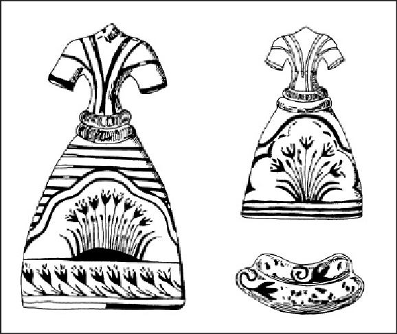 Thread (longish): During the excavations of the the Temple Repositories at Knossos, among many early 2nd millennium BC faience (glazed ceramic) objects, Arthur Evans unearthed ceramic crocuses and models of female garments decorated with crocuses...