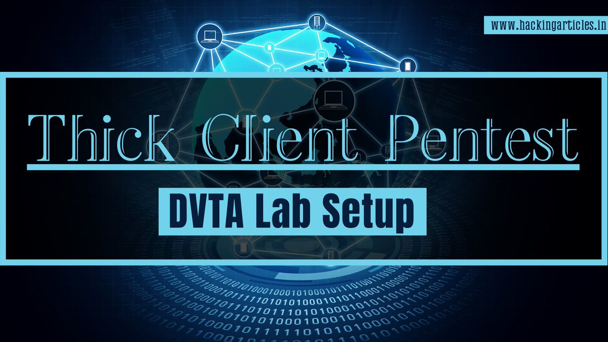 hackinarticles's tweet image. Thick Client Pentest Lab Setup: DVTA

Thick client applications are not new and have been around for many years and can be still easily found within a variety of organizations. 

hackingarticles.in/thick-client-p…

#infosec #thickclient #pentest #hacking