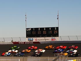 #PolarBear150 at The Rock 

3 wide green flag