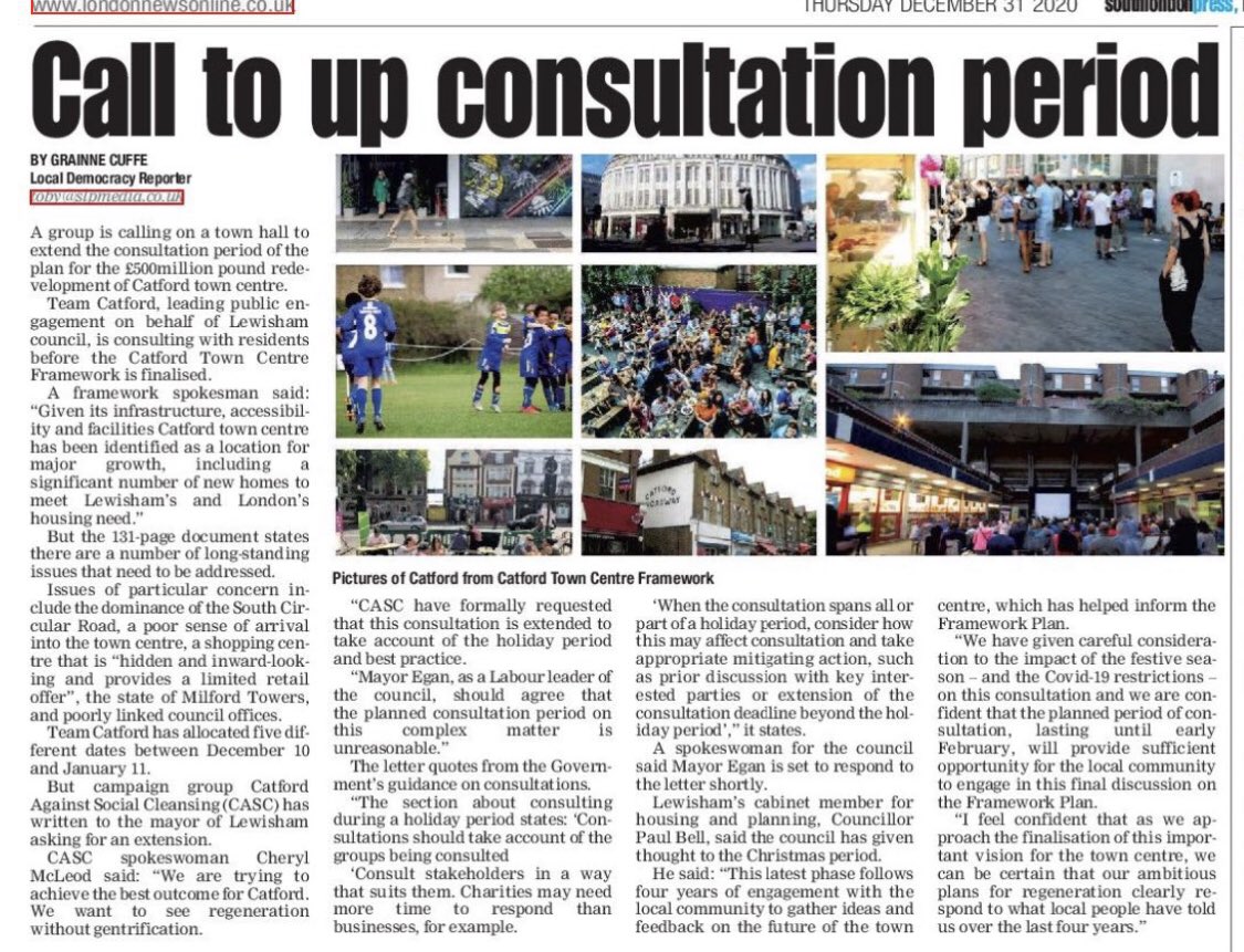 CatfordStruggle's tweet photo. Catford Shopping Centre and Milford Towers will be replaced by 2,700 flats as @LewishamCouncil plans for a ‘growth corridor’ from New Cross, Lewisham to Catford. Make sure you have your say #SE6 join us now.

https://t.co/viyhbShSEy https://t.co/iVixCOtdGM