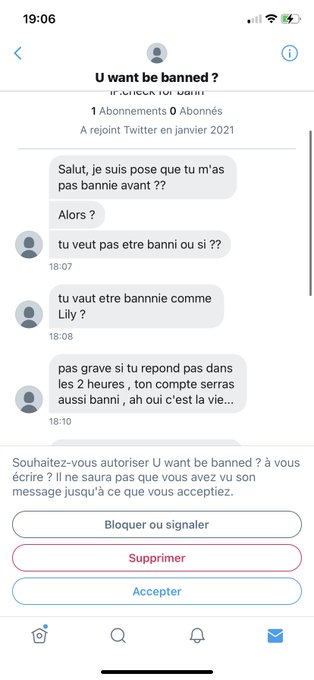 Le mec ducoup je le ban et il a refait un compte... il a pas de vie 🤣🤣 https://t.co/dMR0jtJhzQ<a href="/tag/tds"class="tags"><span>#tds</span></a><a href="/tag/onlyfans"class="tags"><span>#onlyfans</span></a>