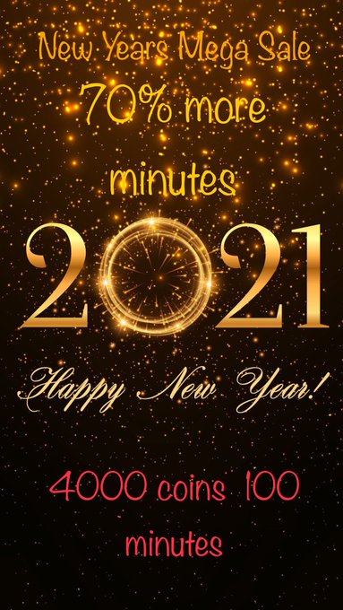Happy new year! Online tonight running a Skype Mega Sale! Tip here https://t.co/BNy84ne1Td https://t