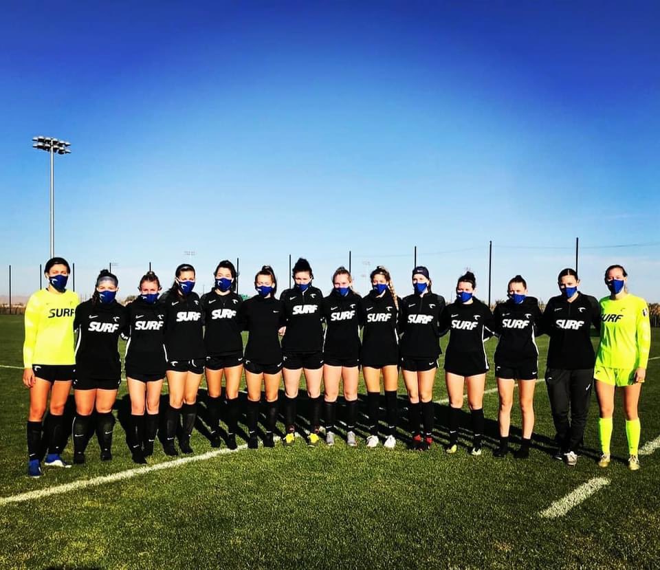WESurfSC's tweet photo. Good luck to our #EWSurfSC G02/03 @GAcademyLeague team as they take on @socal_blues this afternoon at Surf Cup! https://t.co/nOk9jEPrLP