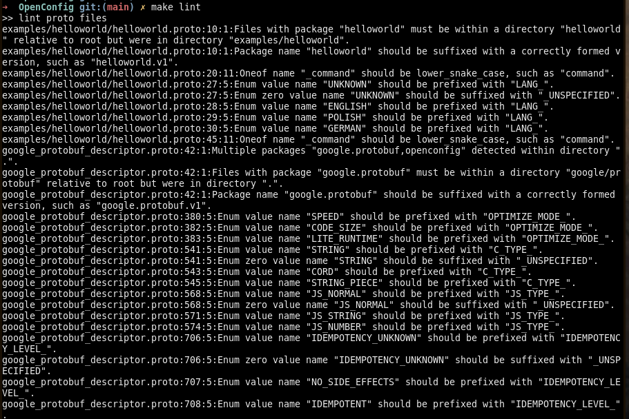 bwplotka's tweet photo. Accidentally noticed amazing #ProtocolBuffer tooling that we always needed: https://t.co/Nq5k8XT9v4 😱
And of course, @JohanBrandhorst was involved 💜
Especially linting and breaking changes checker was super needed 💪🏾 Pretty easy to set up too 👇🏾
Well done @bufbuild Team! 🤗 https://t.co/BiyqW1uFAn