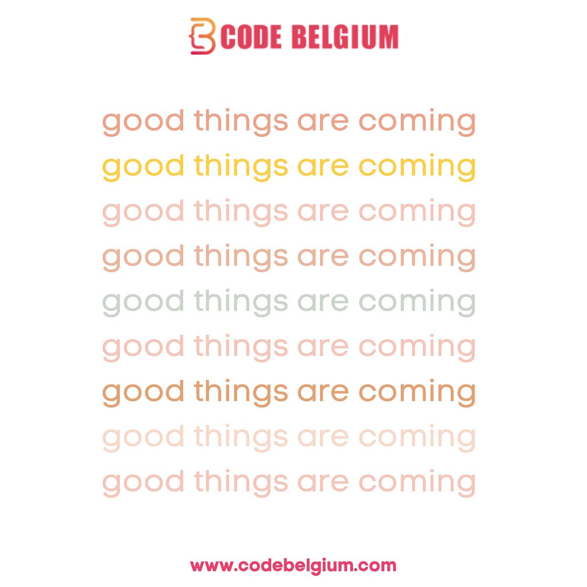 CodeBelgium's tweet image. Think good and good things will happen.

Join The Remote Software Engineering Program.

Apply Today!

Find Us Here : codebelgium.com

#fullstackdeveloper #softwareengineering #coding #codingbootcamp #programming #learntocode #learnnewskills #achieveyourdream

#codebelgium