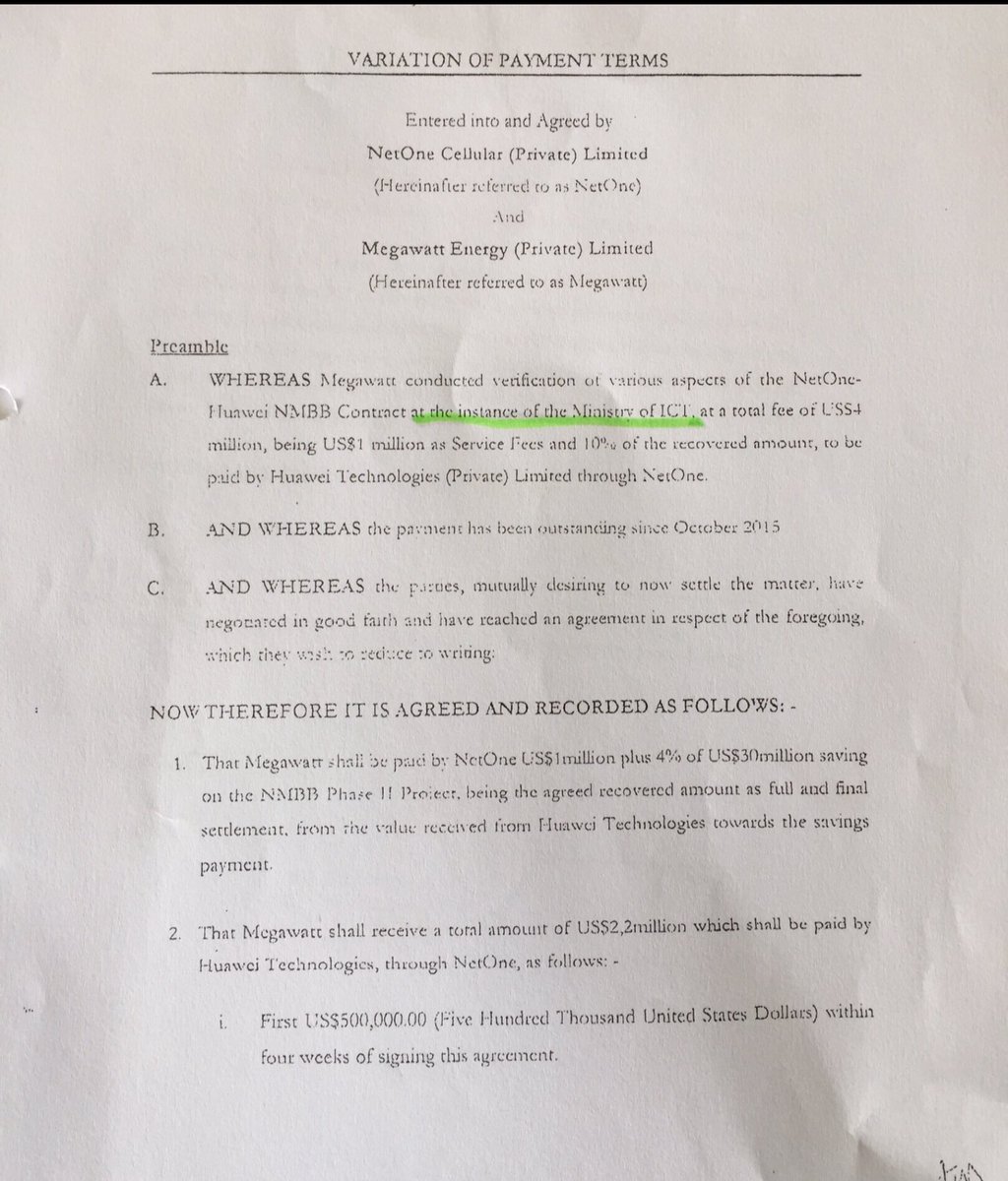 25. Peter Chingoka, who signed the illegal agreement, was a non-executive Director of MetBank, whilst Sibusisiwe Ndhlovu, an ex-MetBank Director, corruptly appointed CFO of  @NetOneCellular & K. Nyashanu recruited from ex-ICT Minister’s company, Tarcon witnessed it.  @matandamoyo