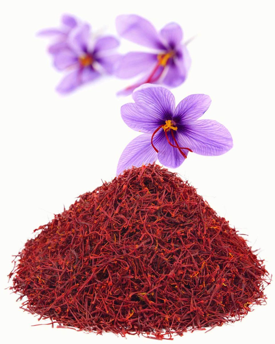 These flowers were picked because of their vivid crimson stigmas...About 400 hours of labour is needed to produce just one kilogram of saffron...Which is why saffron was worth its weight in gold...Still is by the way...
