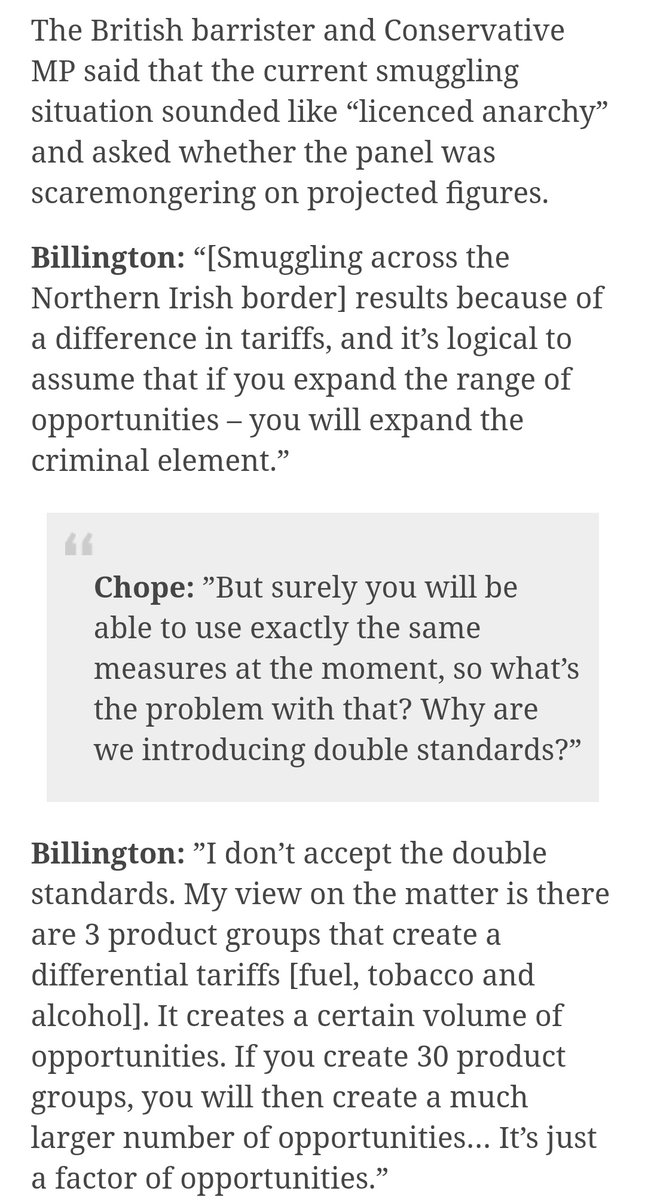 In Westminster committees, the unique problems Northern Ireland faced were repeatedly highlighted.This exchange over the all-island dairy industry is just one example of why Brexit was so much more complicated for Northern Ireland. https://www.thejournal.ie/uk-committee-brexit-northern-ireland-4302807-Oct2018/