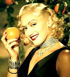 Gwen Stefani as an Orange County Girl, another TK reference
