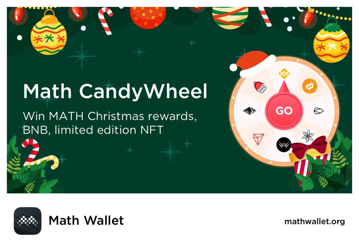 AlexeyTsebro's tweet photo. Download MathWallet @MathWallet and join Math Christmas CandyWheel Now! https://t.co/hr7J68W7Em #giveaway #airdrop https://t.co/AjKUo2EHCF