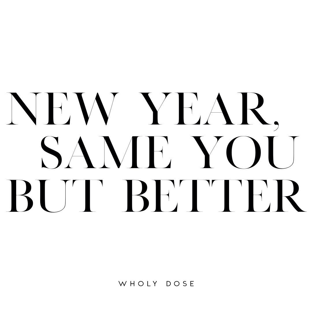 While 2020 wasn’t the year we expected, we look forward to better rituals working towards self-progress, your best self, and a whol(y) lot of self-love in the new year.

Thank you for being a part of our journey, and allowing us to be part of yours. 🖤

#wholdose #newyear #2021