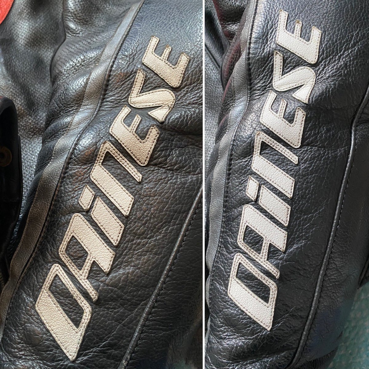 Happy new year everyone. 
We had this @daineseofficial jacket in for a valet inside and out as well as upgraded zips all round after the main zip failed. 
I’m looking forward to getting cracking on the next few suits I have in as well as the next few bookings I already have.